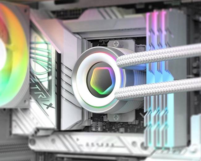 Система водяного охлаждения ID-COOLING FX240 INF WHITE — для бизнеса и офиса Система водяного охлаждения ID-COOLING FX240 INF WHITE — для бизнеса и офиса