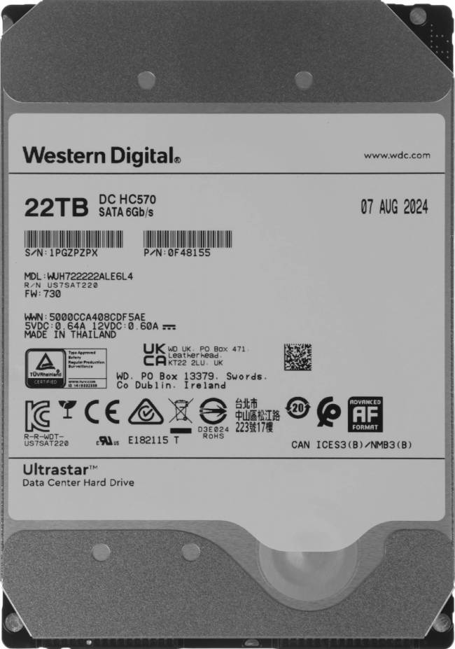 Жесткий диск WD 0F48155 — для бизнеса и офиса Жесткий диск WD 0F48155 — для бизнеса и офиса
