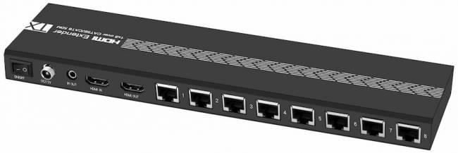 Разветвитель HDMI 1.4 через LAN кабель, 1 x 8 +1 GreenLine, до 50.0m, 1080P 60Hz, EDID, удлинитель ИК, GL-vE18 Greenconnect HDMI (f) - HDMI (f) — для бизнеса и офиса Разветвитель HDMI 1.4 через LAN кабель, 1 x 8 +1 GreenLine, до 50.0m, 1080P 60Hz, EDID, удлинитель ИК, GL-vE18 Greenconnect HDMI (f) - HDMI (f) — для бизнеса и офиса