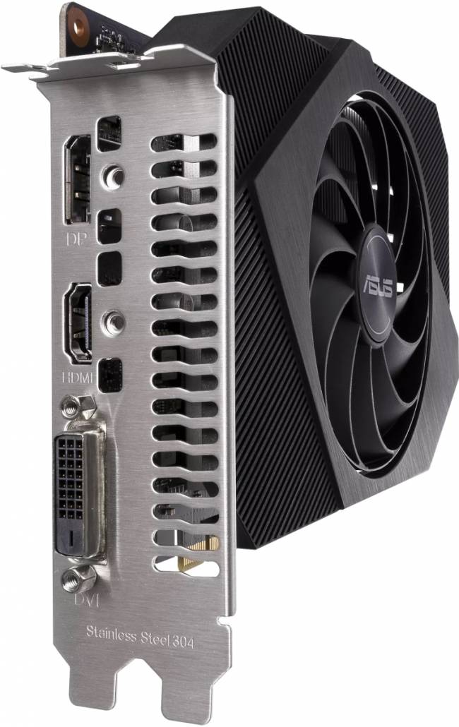 Видеокарта ASUS PH-GTX1650-O4GD6-P — для бизнеса и офиса Видеокарта ASUS PH-GTX1650-O4GD6-P — для бизнеса и офиса