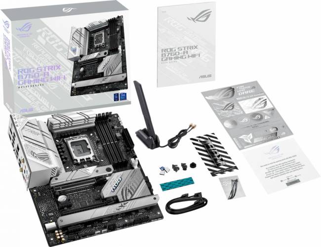 Материнская плата ASUS ROG STRIX B760-A GAMING WIFI — для бизнеса и офиса Материнская плата ASUS ROG STRIX B760-A GAMING WIFI — для бизнеса и офиса