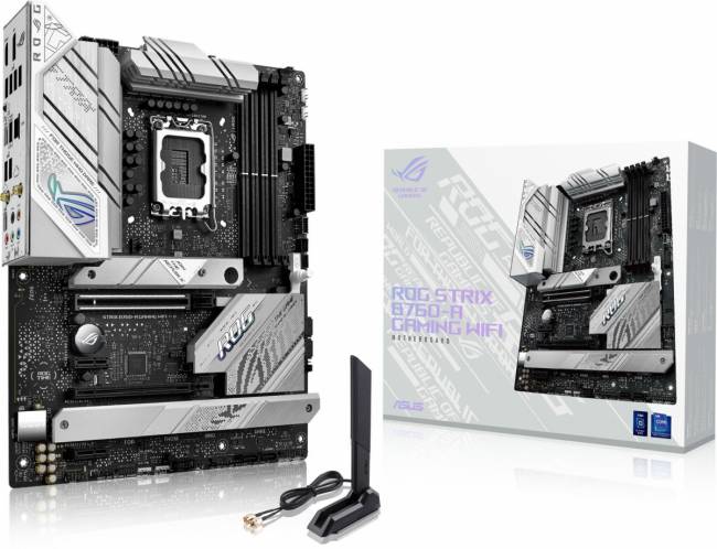 Материнская плата ASUS ROG STRIX B760-A GAMING WIFI — для бизнеса и офиса Материнская плата ASUS ROG STRIX B760-A GAMING WIFI — для бизнеса и офиса