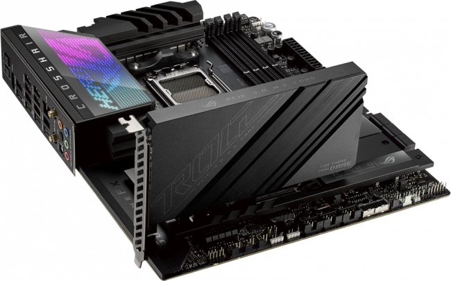 Материнская плата ASUS ROG CROSSHAIR X670E HERO — для бизнеса и офиса Материнская плата ASUS ROG CROSSHAIR X670E HERO — для бизнеса и офиса
