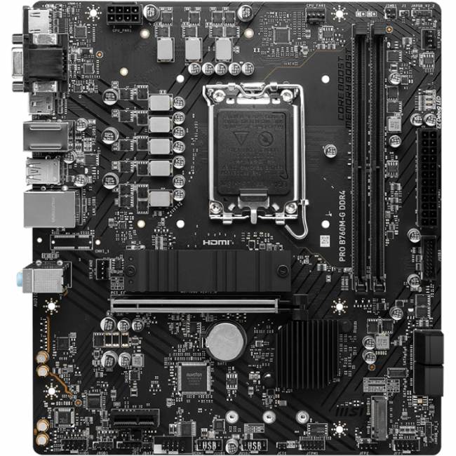 Материнская плата MSI PRO B760M-G DDR4 — для бизнеса и офиса