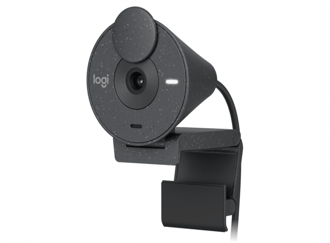 Веб-камера Logitech Brio 300 Full HD webcam - GRAPHITE - USB — для бизнеса и офиса