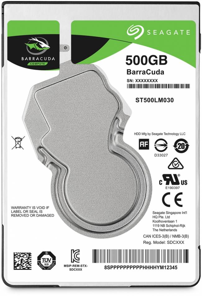 Жесткий диск Seagate BarraCuda Compute ST500LM030-FR (Factory Recertified) — для бизнеса и офиса