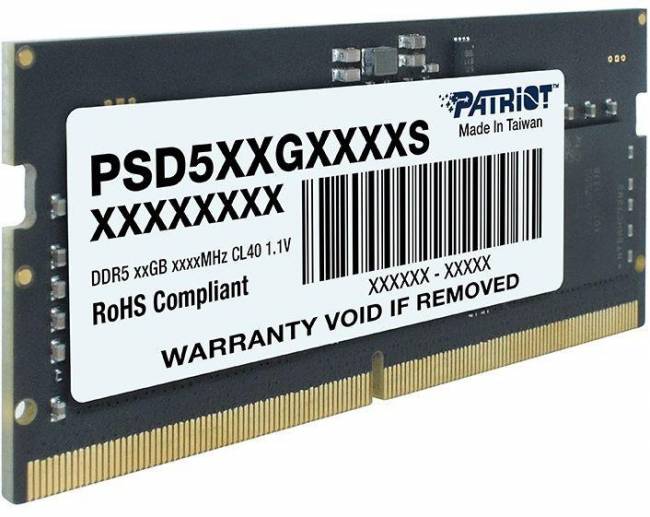 Память DDR5 8Gb 4800MHz Patriot PSD58G480041S — для бизнеса и офиса Память DDR5 8Gb 4800MHz Patriot PSD58G480041S — для бизнеса и офиса