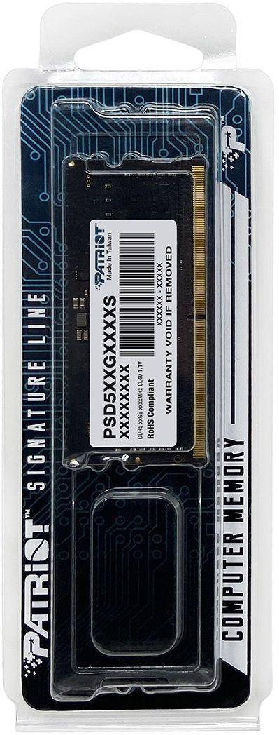Память DDR5 8Gb 4800MHz Patriot PSD58G480041S — для бизнеса и офиса Память DDR5 8Gb 4800MHz Patriot PSD58G480041S — для бизнеса и офиса
