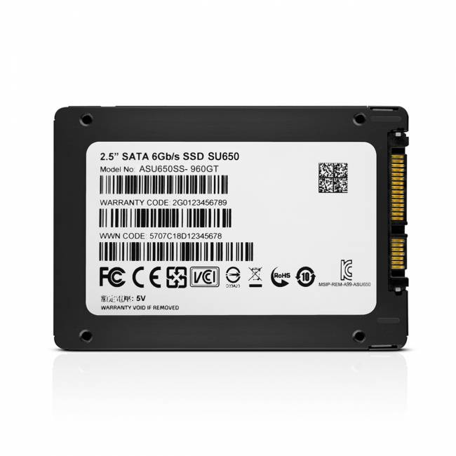 Твердотельный накопитель ADATA Ultimate SU650 ASU650SS-960GT-R — для бизнеса и офиса Твердотельный накопитель ADATA Ultimate SU650 ASU650SS-960GT-R — для бизнеса и офиса