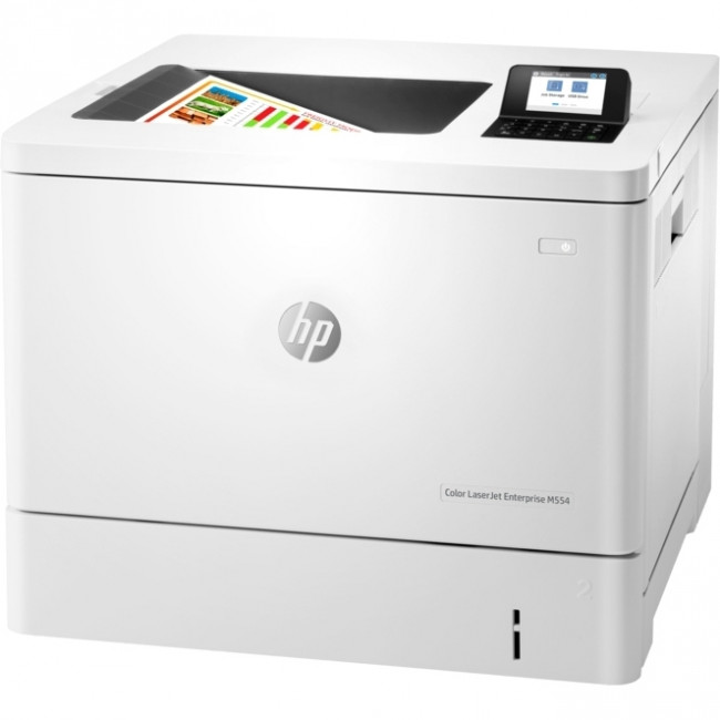 Лазерный принтер HP Color LaserJet Enterprise M554dn (7ZU81A) — для бизнеса и офиса