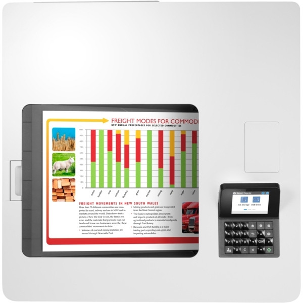 Лазерный принтер HP Color LaserJet Enterprise M554dn (7ZU81A) — для бизнеса и офиса