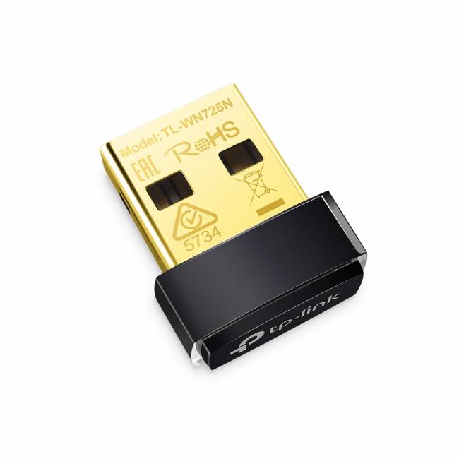 Адаптер Wi-Fi TP-Link TL-WN725N — для бизнеса и офиса Адаптер Wi-Fi TP-Link TL-WN725N — для бизнеса и офиса