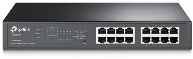 Коммутатор TP-Link TL-SG1016PE — для бизнеса и офиса Коммутатор TP-Link TL-SG1016PE — для бизнеса и офиса