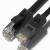 GCR Патч-корд прямой 4.5m UTP кат.5e, черный, позолоченные контакты, 24 AWG, литой, GCR, ethernet high speed 1 Гбит/с, RJ45, T568B, GCR-51549 Greenconnect RJ45(m) - RJ45(m) Cat. 5e UTP  4.5м черный — для бизнеса и офиса