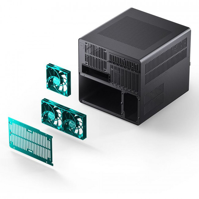 Корпус без блока питания JONSBO N5 Black — для бизнеса и офиса