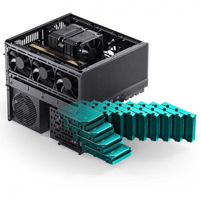 Корпус без блока питания JONSBO N5 Black — для бизнеса и офиса