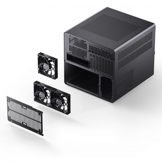 Корпус без блока питания JONSBO N5 Black — для бизнеса и офиса