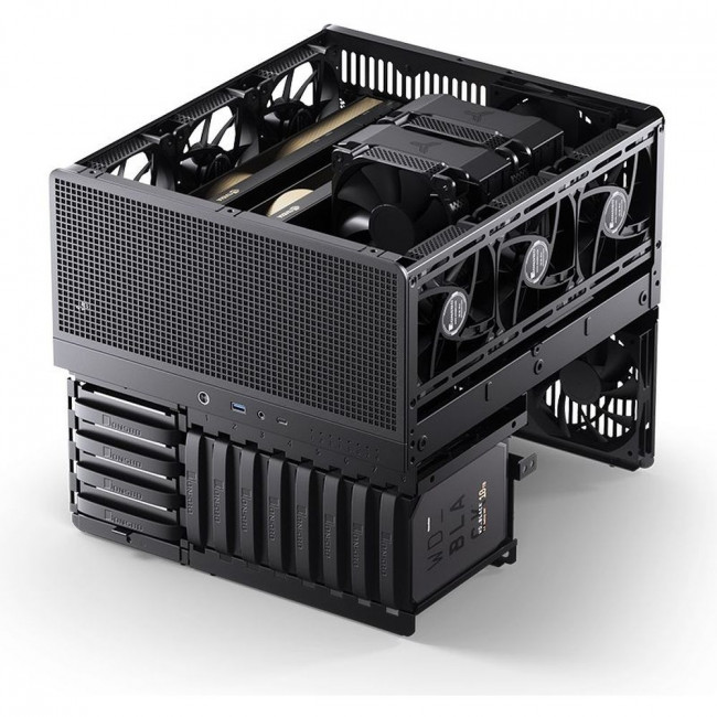 Корпус без блока питания JONSBO N5 Black — для бизнеса и офиса