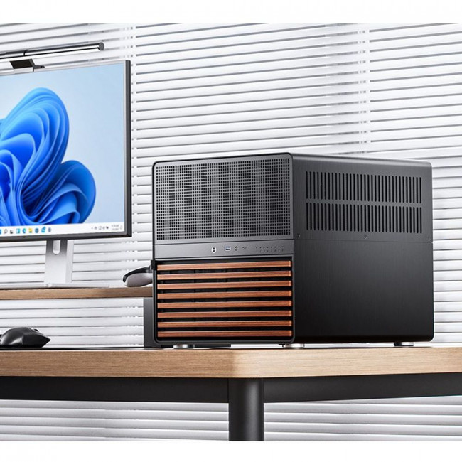 Корпус без блока питания JONSBO N5 Black — для бизнеса и офиса