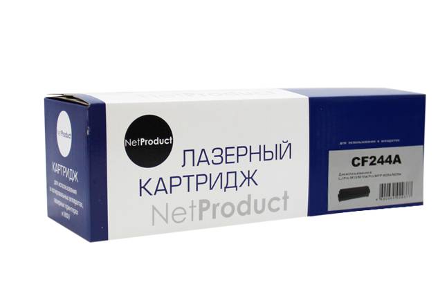 Картридж NetProduct (N-CF244A) для HP LJ Pro M15/M15a/Pro MFP M28a/M28w, 1K — для бизнеса и офиса Картридж NetProduct (N-CF244A) для HP LJ Pro M15/M15a/Pro MFP M28a/M28w, 1K — для бизнеса и офиса