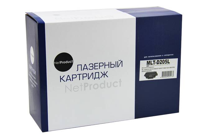 Картридж NetProduct (N-MLT-D205L) для Samsung ML-3310D/3310ND/3710D/3710ND/SCX-4833, 5K — для бизнеса и офиса Картридж NetProduct (N-MLT-D205L) для Samsung ML-3310D/3310ND/3710D/3710ND/SCX-4833, 5K — для бизнеса и офиса