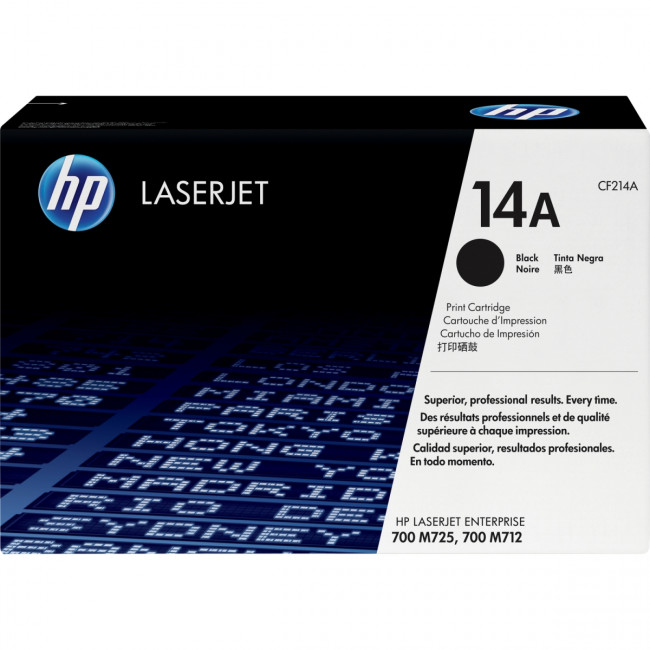 Тонер-картридж HP 14A Black LaserJet Toner Cartridge (CF214A) — для бизнеса и офиса