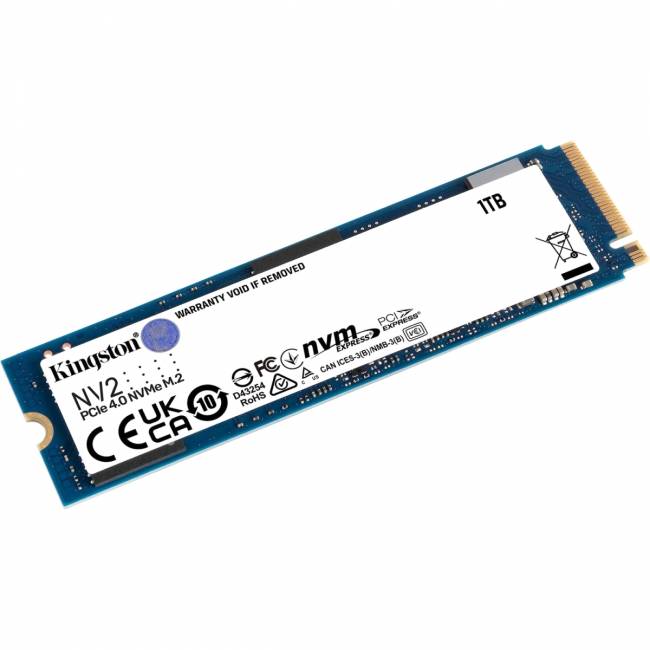 Твердотельный накопитель Kingston NV2 1TB (SNV2S/1000G) — для бизнеса и офиса Твердотельный накопитель Kingston NV2 1TB (SNV2S/1000G) — для бизнеса и офиса