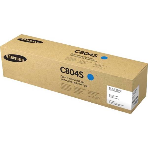 Тонер-картридж Samsung CLT-C804S Cyan Toner Cartridge (SS547A) — для бизнеса и офиса Тонер-картридж Samsung CLT-C804S Cyan Toner Cartridge (SS547A) — для бизнеса и офиса