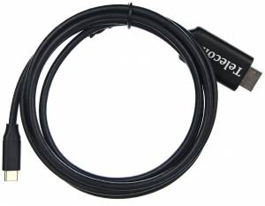 Кабель-адаптер USB3.1 Type-Cm --> HDMI A(m) 4K@60Hz, 1.8m, Telecom <TCC008-1.8M> Telecom USB 3.1 Type-CM --> HDMI A(m)