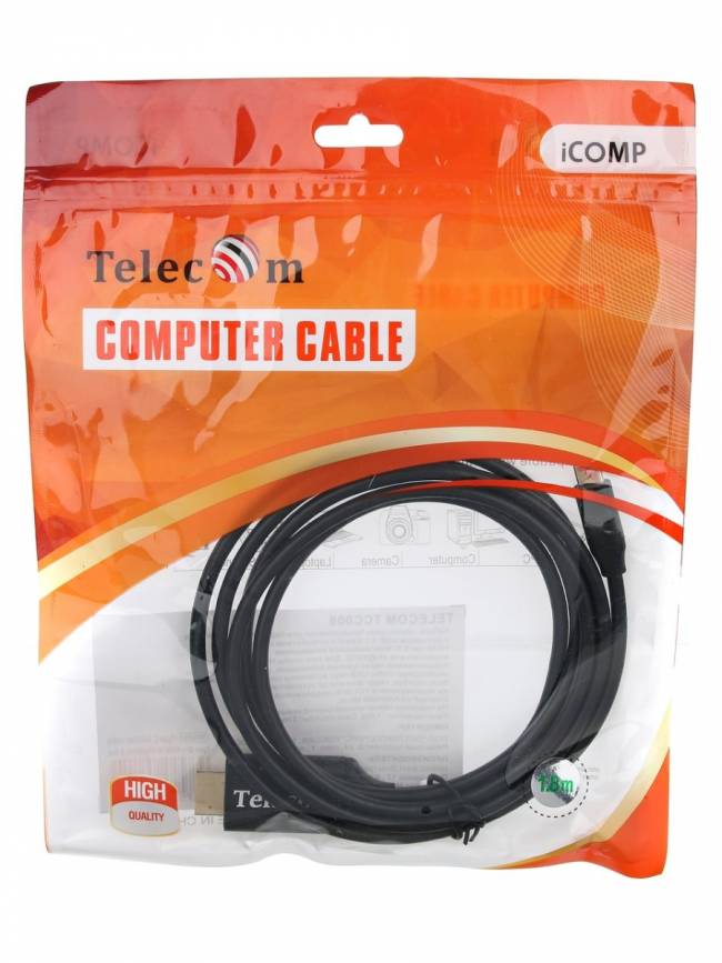 Кабель-адаптер USB3.1 Type-Cm --> HDMI A(m) 4K@60Hz, 1.8m, Telecom <TCC008-1.8M> Telecom USB 3.1 Type-CM --> HDMI A(m) — для бизнеса и офиса Кабель-адаптер USB3.1 Type-Cm --> HDMI A(m) 4K@60Hz, 1.8m, Telecom <TCC008-1.8M> Telecom USB 3.1 Type-CM --> HDMI A(m) — для бизнеса и офиса