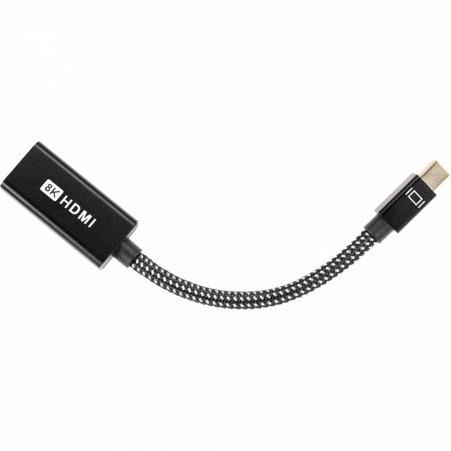 Адаптер miniDP-M --> HDMI-F 4K@120Hz, 8K@30Hz, оплетка, 0.15м Telecom (TA663) Адаптер-переходник Telecom Mini DisplayPort M/HDMI F (TA663) — для бизнеса и офиса Адаптер miniDP-M --> HDMI-F 4K@120Hz, 8K@30Hz, оплетка, 0.15м Telecom (TA663) Адаптер-переходник Telecom Mini DisplayPort M/HDMI F (TA663) — для бизнеса и офиса