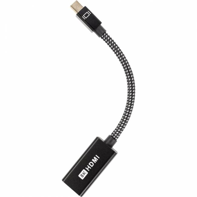 Адаптер miniDP-M --> HDMI-F 4K@120Hz, 8K@30Hz, оплетка, 0.15м Telecom (TA663) Адаптер-переходник Telecom Mini DisplayPort M/HDMI F (TA663) — для бизнеса и офиса Адаптер miniDP-M --> HDMI-F 4K@120Hz, 8K@30Hz, оплетка, 0.15м Telecom (TA663) Адаптер-переходник Telecom Mini DisplayPort M/HDMI F (TA663) — для бизнеса и офиса