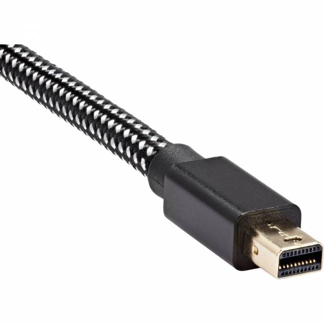 Адаптер miniDP-M --> HDMI-F 4K@120Hz, 8K@30Hz, оплетка, 0.15м Telecom (TA663) Адаптер-переходник Telecom Mini DisplayPort M/HDMI F (TA663) — для бизнеса и офиса Адаптер miniDP-M --> HDMI-F 4K@120Hz, 8K@30Hz, оплетка, 0.15м Telecom (TA663) Адаптер-переходник Telecom Mini DisplayPort M/HDMI F (TA663) — для бизнеса и офиса