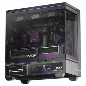 Корпус без блока питания Thermalright M10 Vision FAN4-C Black