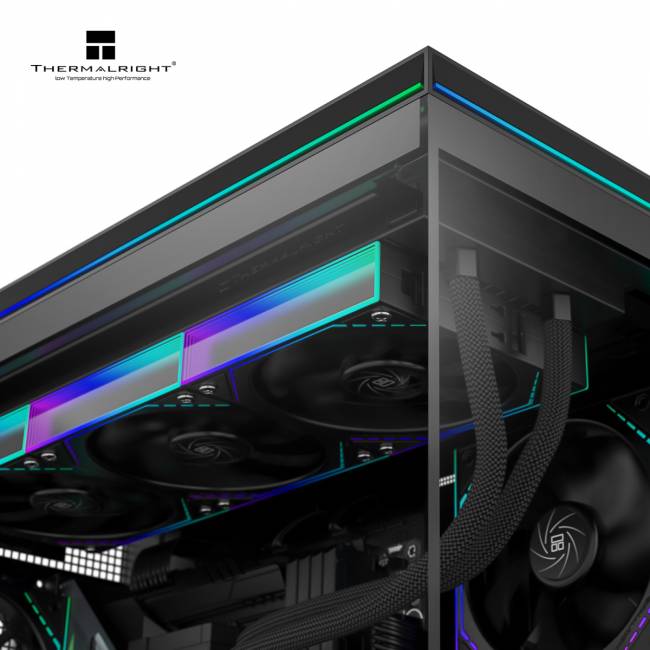 Корпус без блока питания Thermalright M10 Vision FAN4-C Black — для бизнеса и офиса Корпус без блока питания Thermalright M10 Vision FAN4-C Black — для бизнеса и офиса
