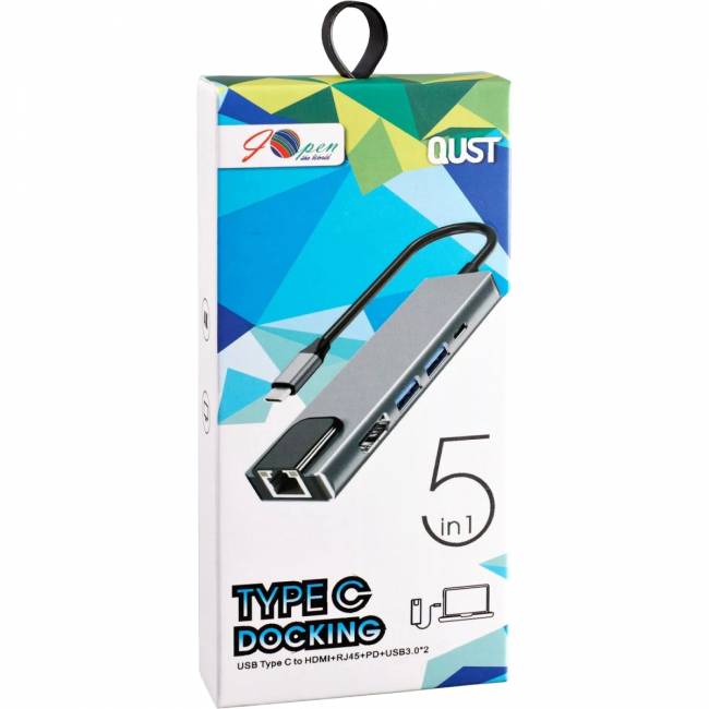 Адаптер USB 3.1 Type-Cm ->HDMI A(m) 4K@30Hz, RJ45, 2XUSB3.0, PD, iOpen <ACU435M> Адаптер iOpen USB 3.1 Type-C M/HDMI F+RJ45+USB 3.0+USB Type-C F (ACU435M) — для бизнеса и офиса Адаптер USB 3.1 Type-Cm ->HDMI A(m) 4K@30Hz, RJ45, 2XUSB3.0, PD, iOpen <ACU435M> Адаптер iOpen USB 3.1 Type-C M/HDMI F+RJ45+USB 3.0+USB Type-C F (ACU435M) — для бизнеса и офиса