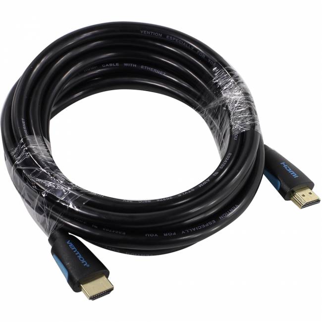 Кабель Vention HDMI High speed v2.0 with Ethernet 19M/19M - 3м Кабель Vention HDMI(m)/HDMI(m) - 3 м (VAA-M01-B300) — для бизнеса и офиса