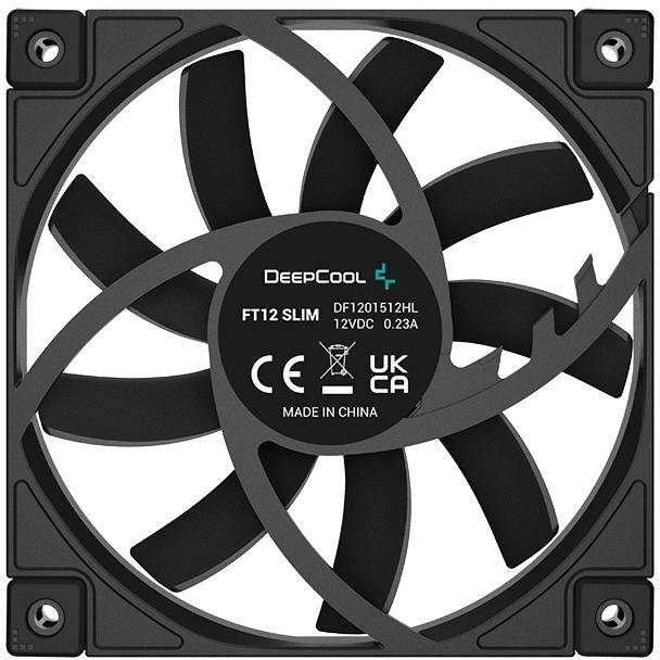 Вентилятор для корпуса Deepcool R-FT12SLIM-BKWPN1-G — для бизнеса и офиса Вентилятор для корпуса Deepcool R-FT12SLIM-BKWPN1-G — для бизнеса и офиса