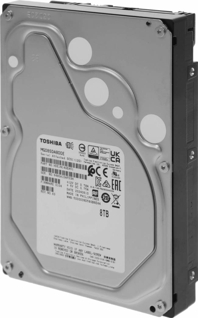 Жесткий диск Toshiba MG08SDA800E — для бизнеса и офиса Жесткий диск Toshiba MG08SDA800E — для бизнеса и офиса
