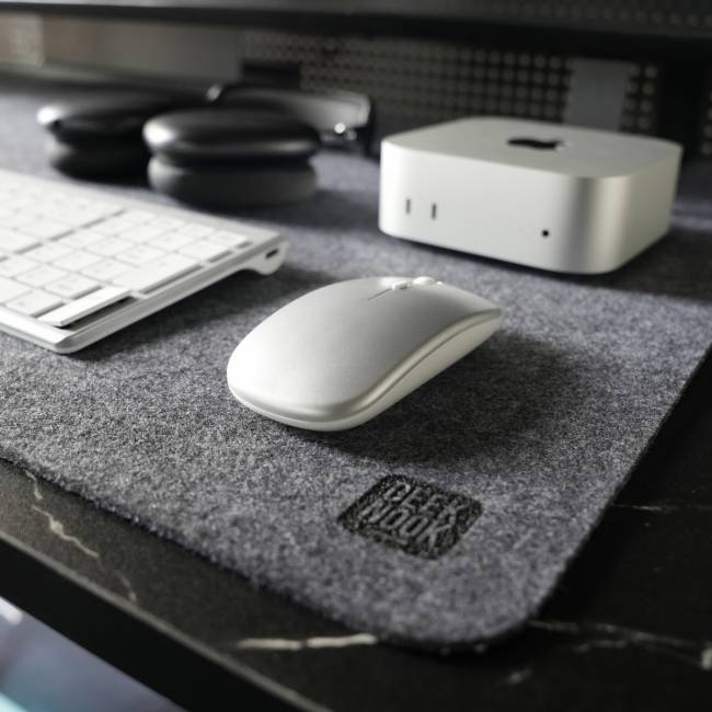 Коврик для мыши Geek Nook 100х50 см Dark Gray Felt (20240406) — для бизнеса и офиса Коврик для мыши Geek Nook 100х50 см Dark Gray Felt (20240406) — для бизнеса и офиса