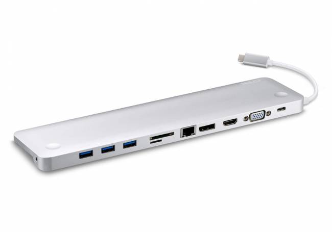 USB-C Мультипортовая док станция со сквозной передачей питания ATEN UH3234 — для бизнеса и офиса