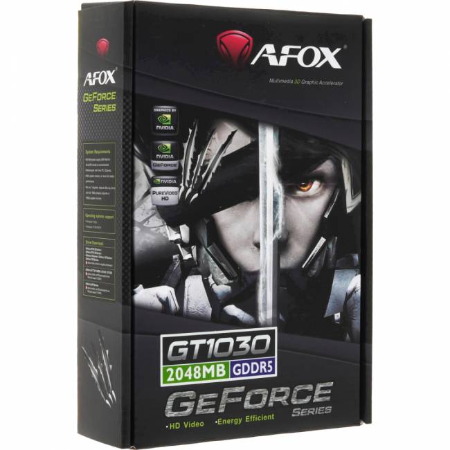 Видеокарта AFOX CORPORATION AF1030-2048D5L8 — для бизнеса и офиса Видеокарта AFOX CORPORATION AF1030-2048D5L8 — для бизнеса и офиса