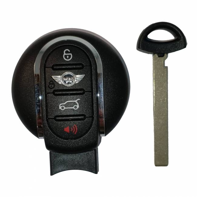 Ключ смарт MINI 2014-, ID49 PCF7945P 433 MHz FSK + вставка HU100R — для бизнеса и офиса Ключ смарт MINI 2014-, ID49 PCF7945P 433 MHz FSK + вставка HU100R — для бизнеса и офиса