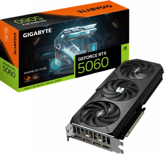 Видеокарта Gigabyte GV-N5060GAMING OCV2-8GD — для бизнеса и офиса Видеокарта Gigabyte GV-N5060GAMING OCV2-8GD — для бизнеса и офиса