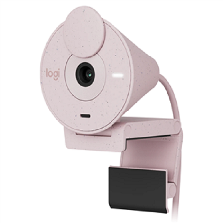 Веб-камера Logitech Brio 300 Full HD webcam - ROSE - USB — для бизнеса и офиса Веб-камера Logitech Brio 300 Full HD webcam - ROSE - USB — для бизнеса и офиса