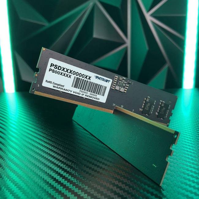 Память DDR5 8GB 5600MHz Patriot PSD58G560041 — для бизнеса и офиса