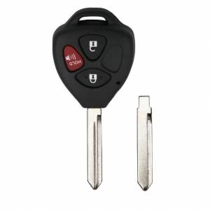 Корпус ключа TOYOTA 2+1 кнопки TOYO-19 TOY47