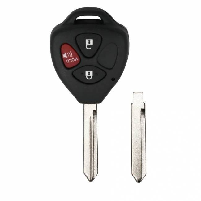 Корпус ключа TOYOTA 2+1 кнопки TOYO-19 TOY47 — для бизнеса и офиса Корпус ключа TOYOTA 2+1 кнопки TOYO-19 TOY47 — для бизнеса и офиса