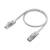 GCR Патч-корд прямой 0.6m UTP кат.5e, серый, 24 AWG, литой, ethernet high speed 1 Гбит/с, RJ45, T568B, GCR-LNC03-0.6m Greenconnect RJ45(m) - RJ45(m) Cat. 5e UTP  1м серый — для бизнеса и офиса