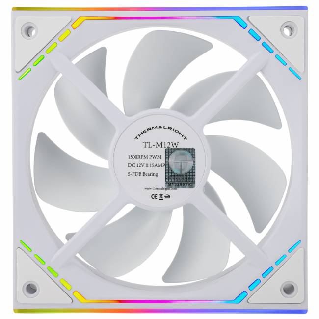 Кулер для корпуса Thermalright Case Cooler TL-M12W White — для бизнеса и офиса Кулер для корпуса Thermalright Case Cooler TL-M12W White — для бизнеса и офиса